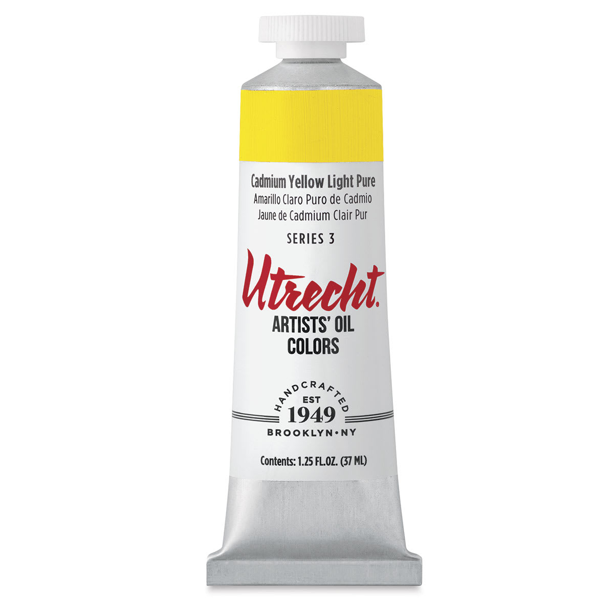 Utrecht Artists' Oil Paint - Cadmium Yellow Light, 37 ml tube