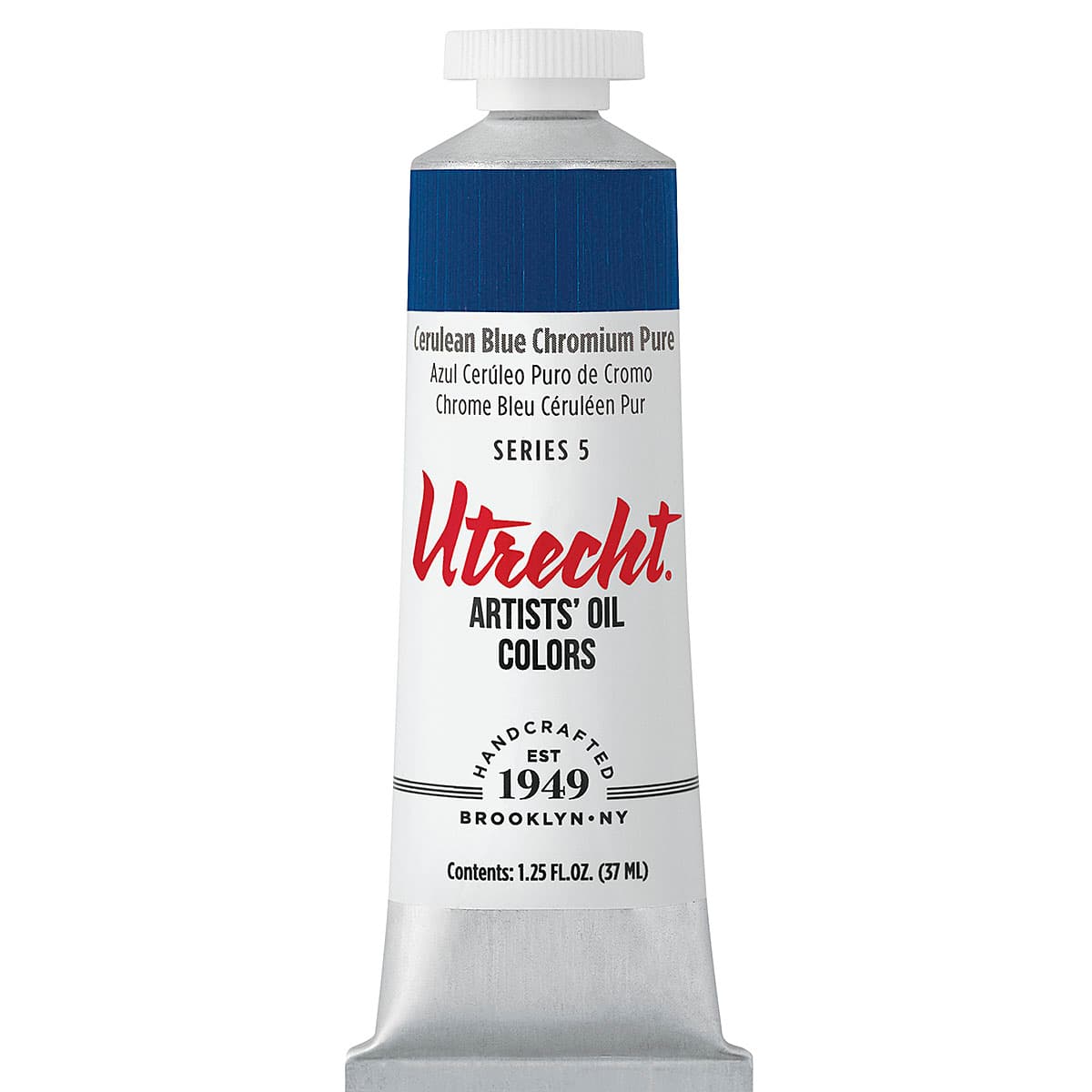 Utrecht Artists' Oil Paint - Cerulean Blue Chromium, 37 ml tube