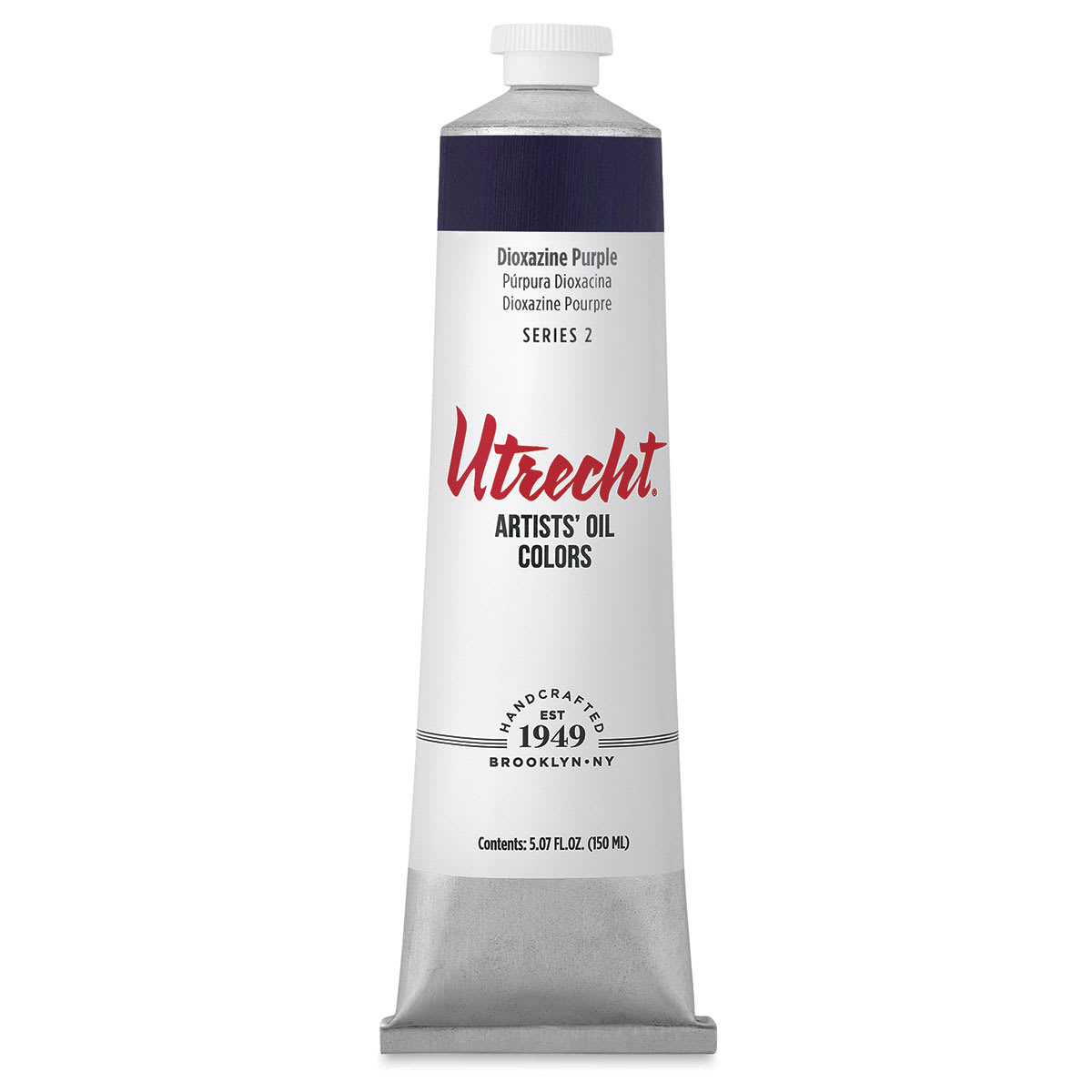 Utrecht Artists' Oil Paint - Dioxazine Purple, 150 ml tube