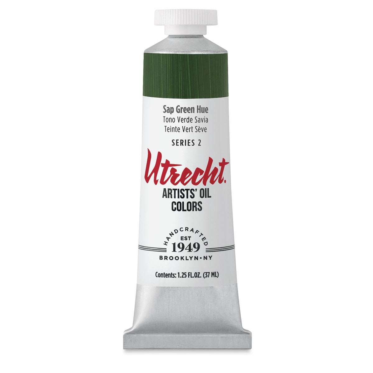 Utrecht Artists' Oil Paint - Sap Green Hue, 37 ml tube