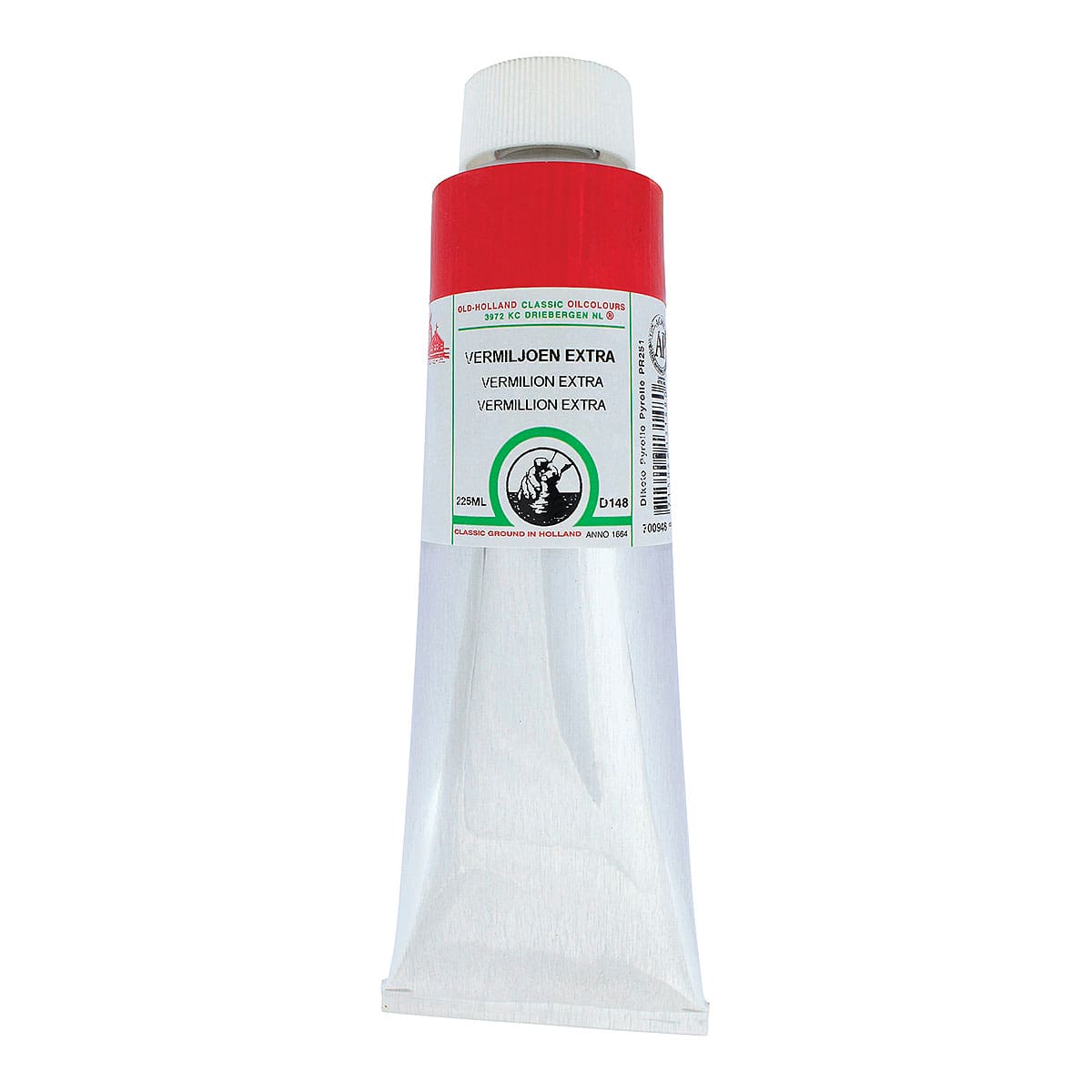 Old Holland Classic Oil Color - Vermilion Extra, 225 ml tube