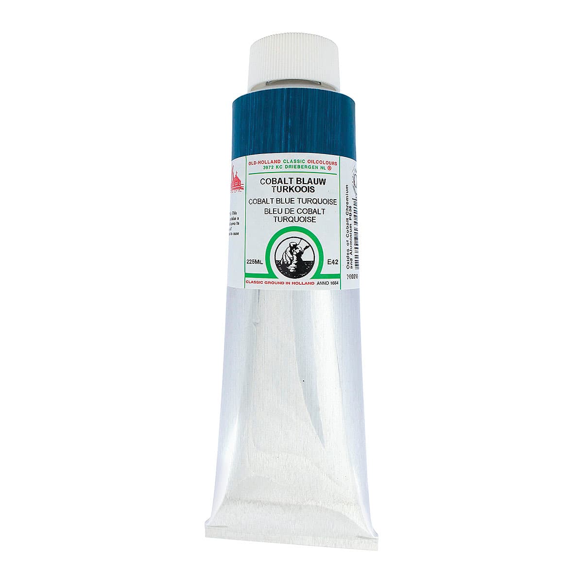 Old Holland Classic Oil Color - Cobalt Blue Turquoise, 225 ml tube