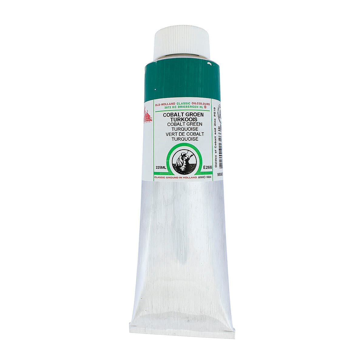 Old Holland Classic Oil Color - Cobalt Green Turquoise, 225 ml tube