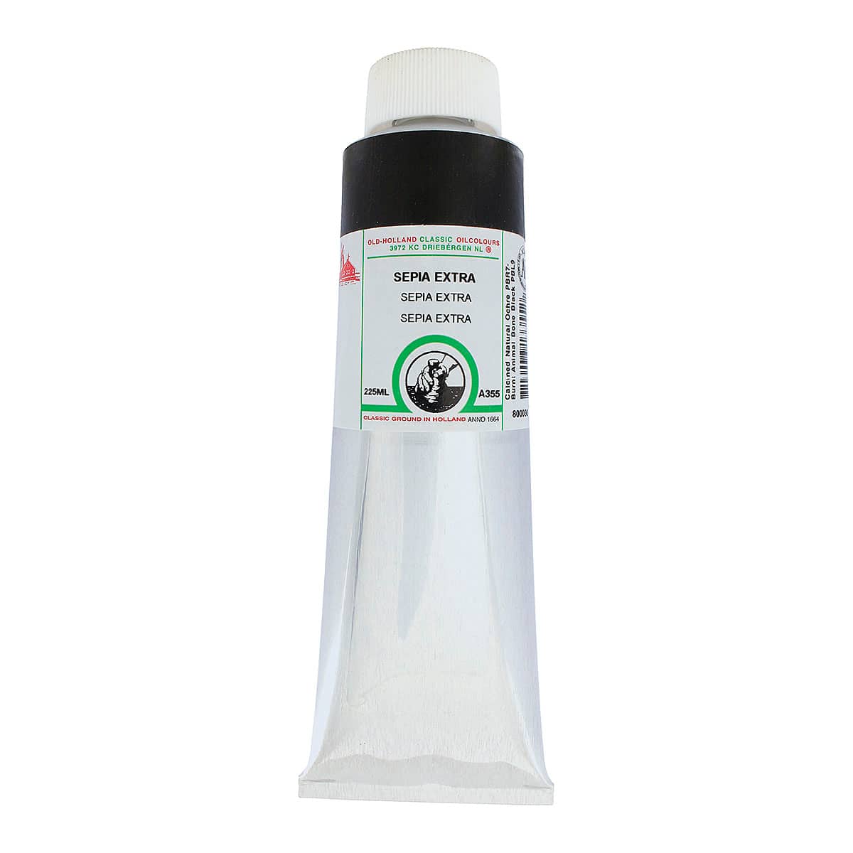 Old Holland Classic Oil Color - Sepia Extra, 225 ml tube