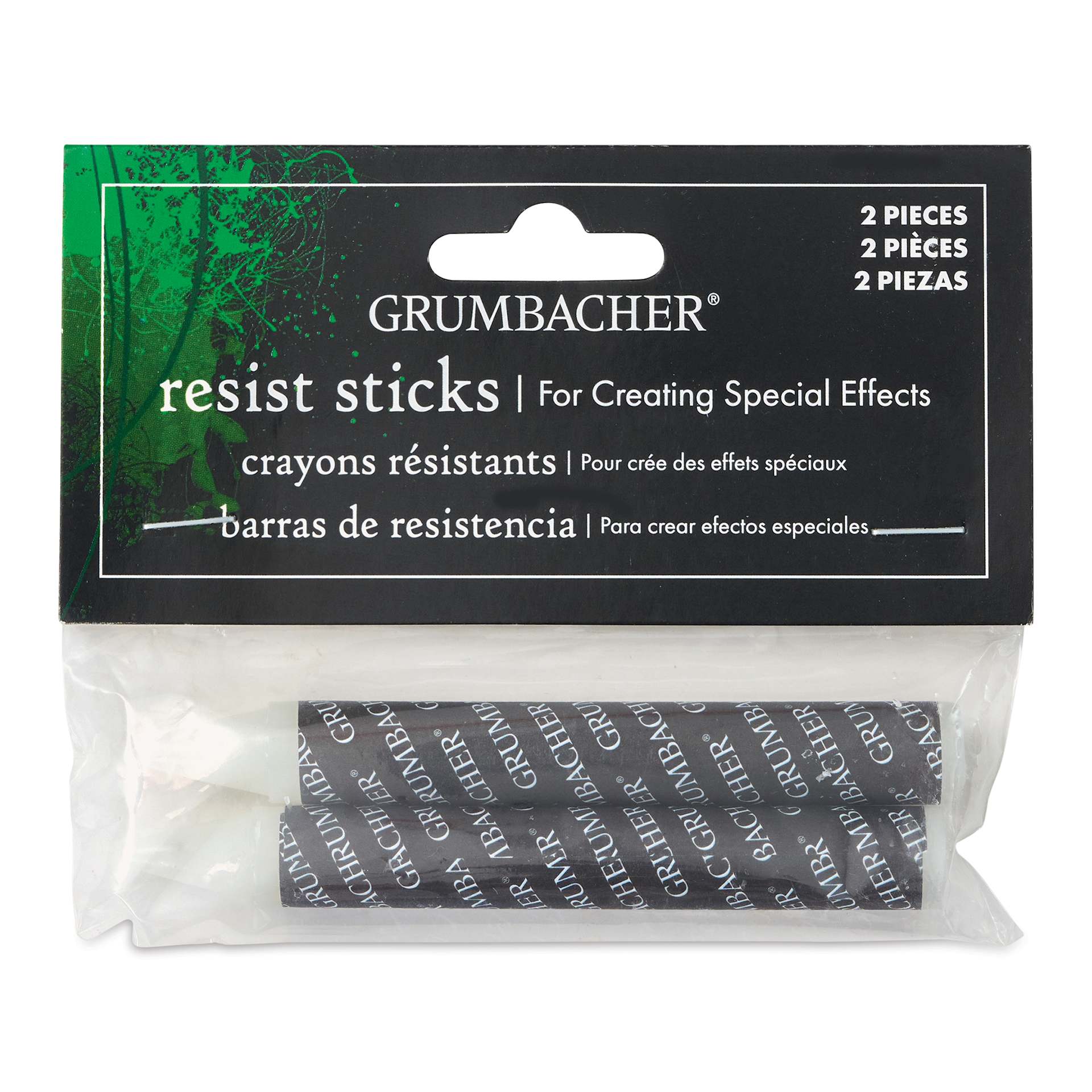 Grumbacher Resist Sticks - Pkg of 2 (in package) Grumbacher Resist Sticks - Pkg of 2 (in package)
