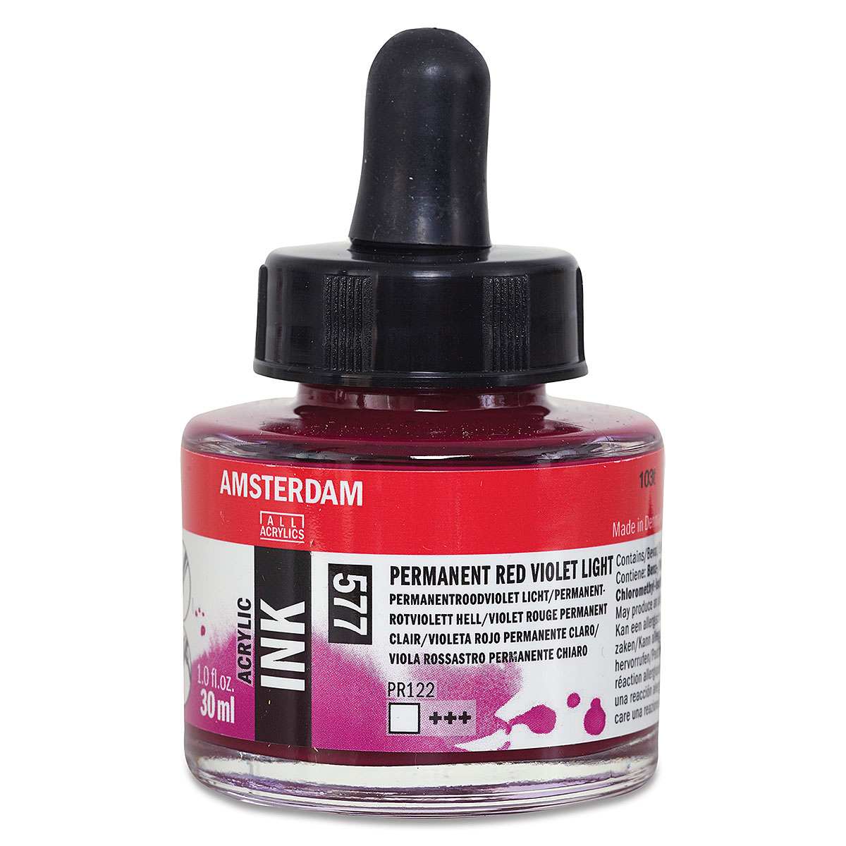 Amsterdam Acrylic Ink - Red Violet Light, 30 ml