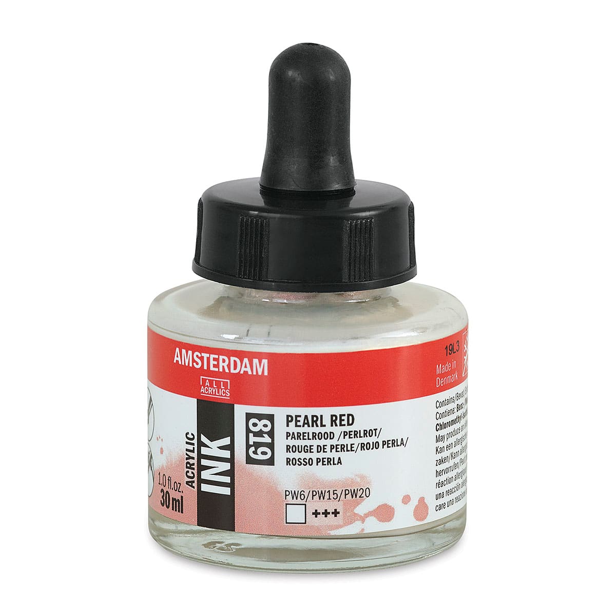 Amsterdam Acrylic Ink - Pearl Red, 20 ml