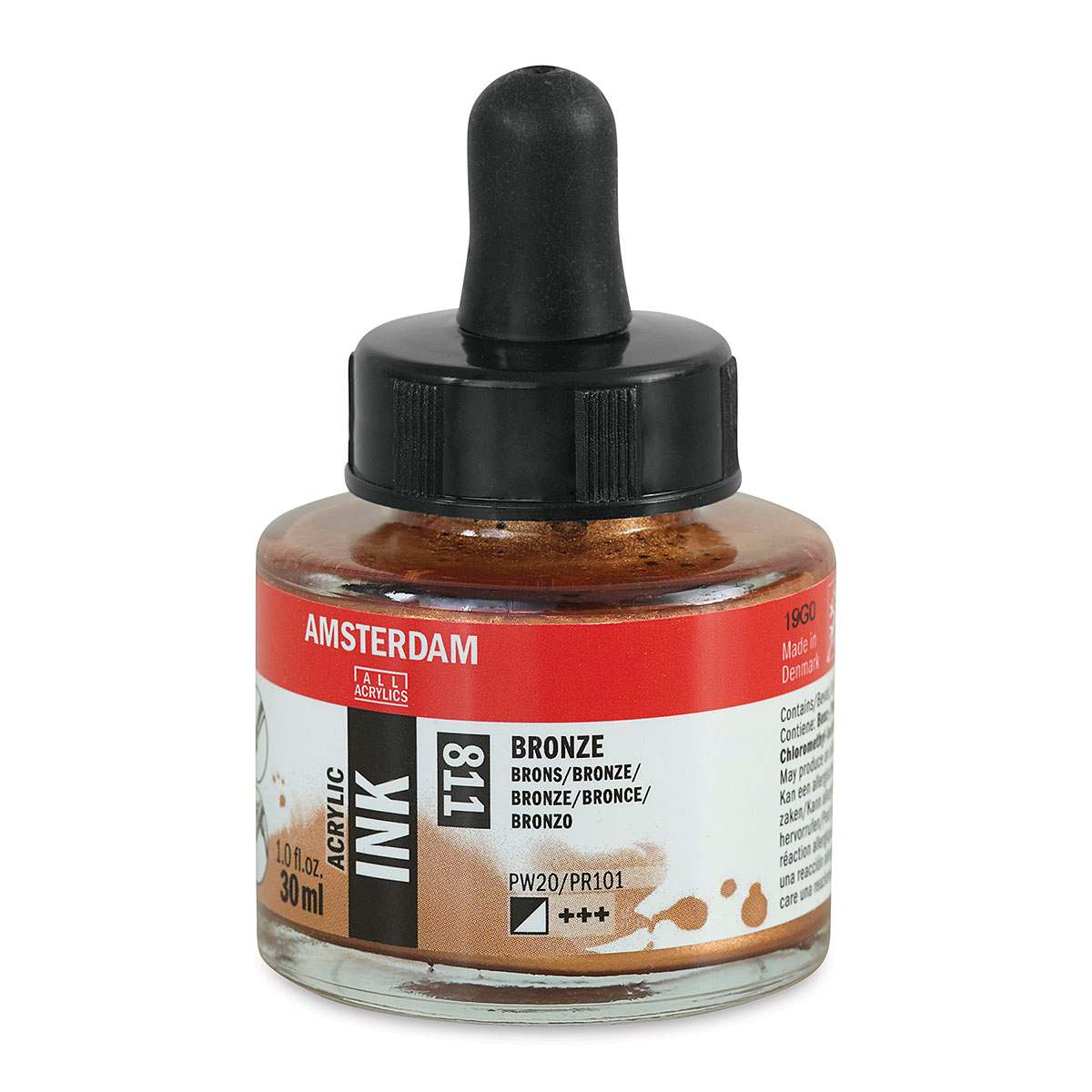 Amsterdam Acrylic Ink - Bronze, 30 ml
