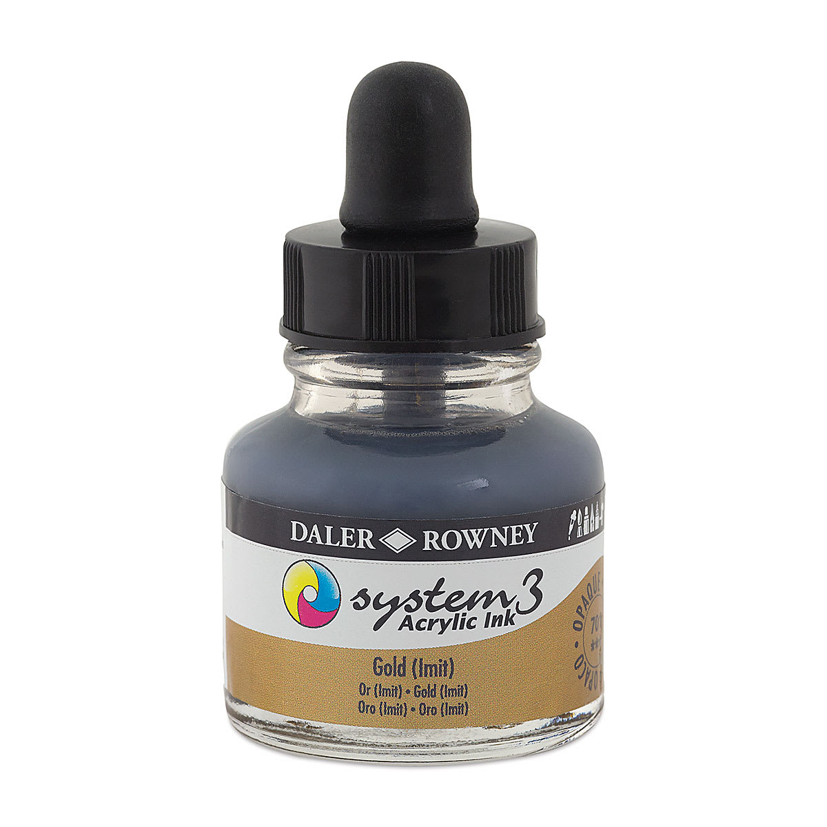 Daler-Rowney System3 Acrylic Ink - Gold, 1 oz