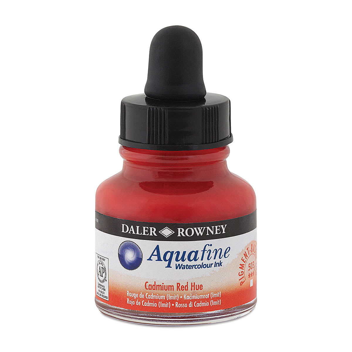 Daler-Rowney Aquafine Watercolour Inks - Single bottle of Cadmium Red Hue Daler-Rowney Aquafine Watercolour Inks - Single bottle of Cadmium Red Hue