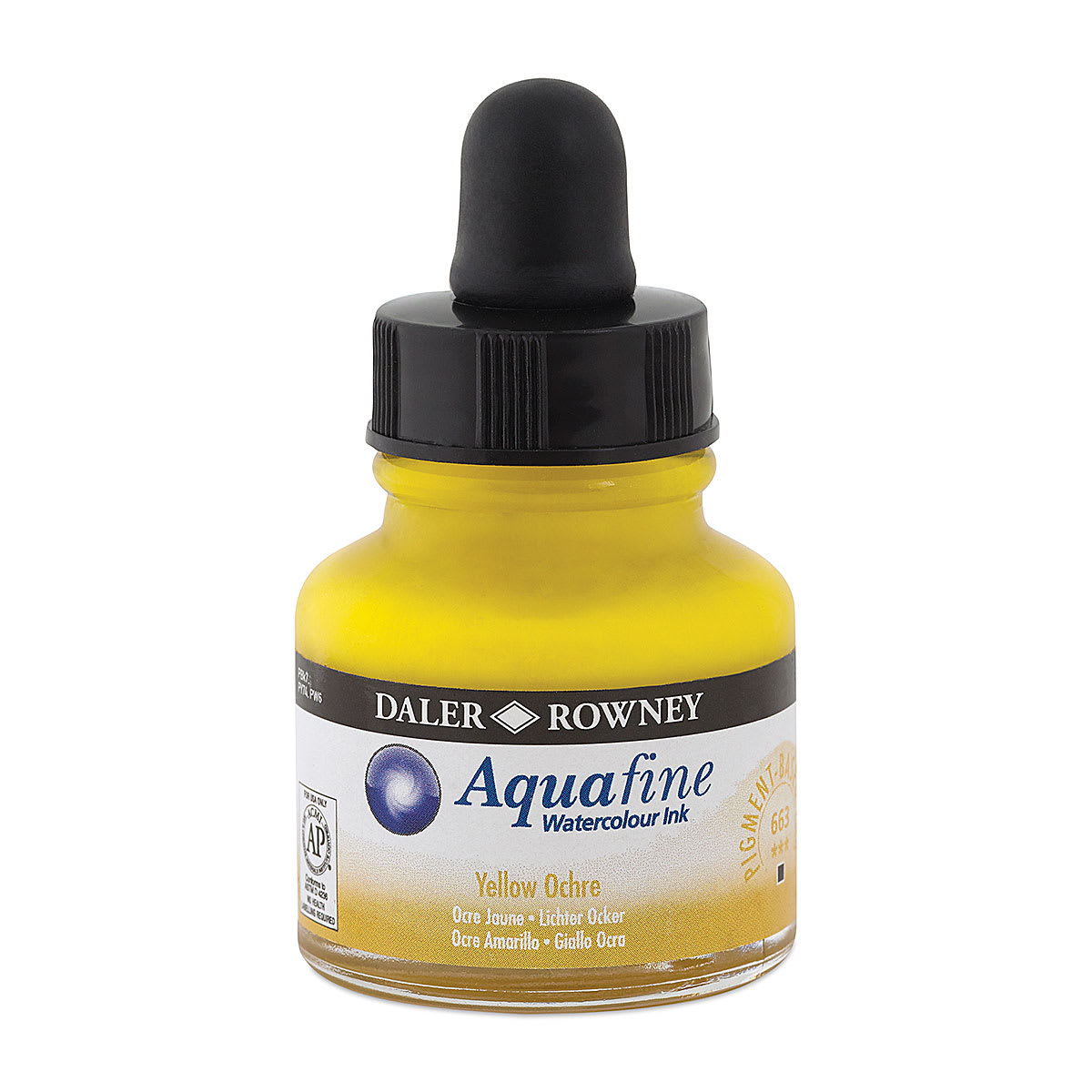 Daler-Rowney Aquafine Watercolour Ink - Yellow Ochre