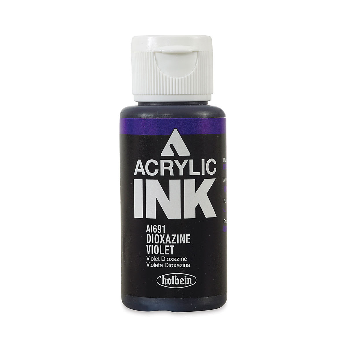Holbein Acrylic Ink - Dioxazine Violet, 30 ml