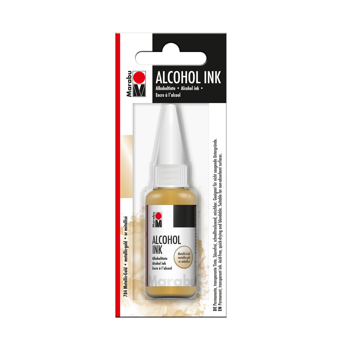 Alcohol Ink Metallic Gold