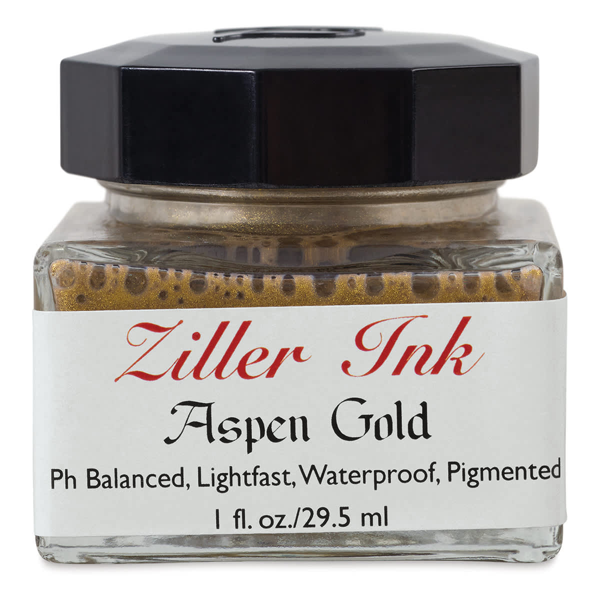 Ziller Ink - Aspen Gold, Metallic, 1 oz