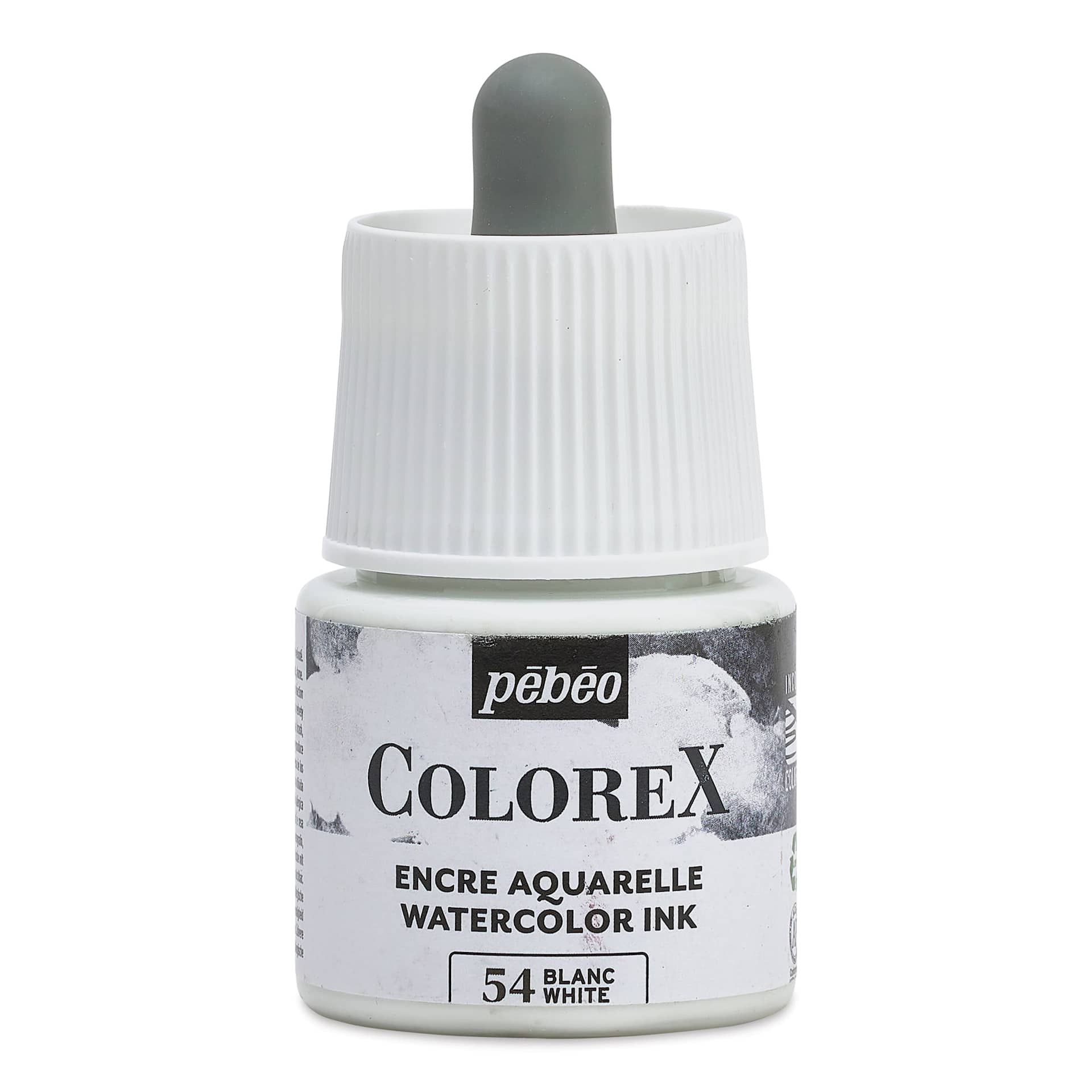 Pebeo Colorex Inks - White, 45 ml, front of bottle