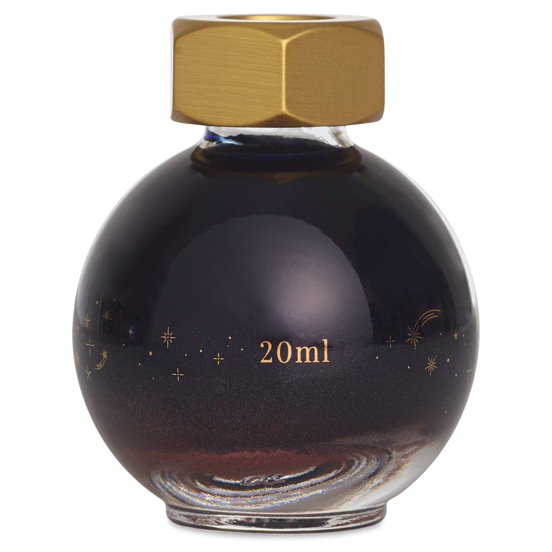 Ferris Wheel Press Ferritales Fountain Pen Ink - Blue Beryl Tonic, 20 ml, back of the bottle