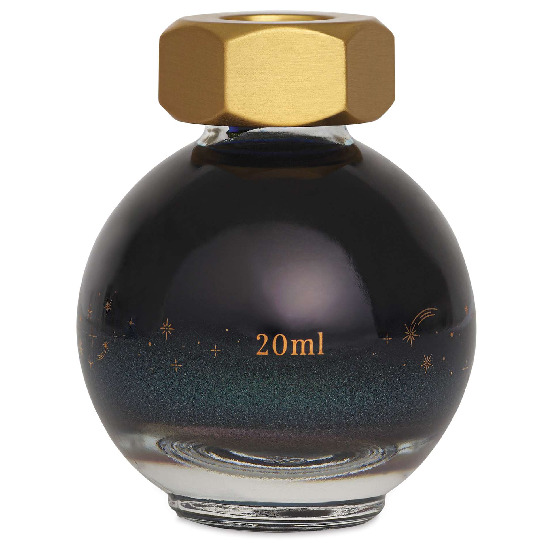 Ferris Wheel Press Ferritales Fountain Pen Ink - Valiant Blue, 20 ml, back of the bottle