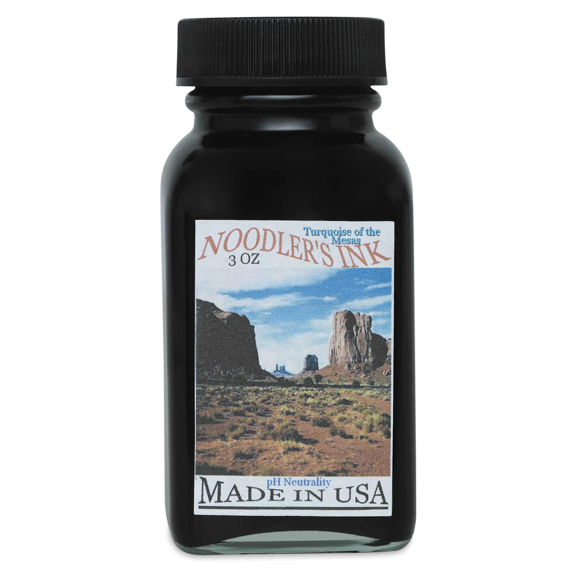 Noodler's Ink Fountain Pen Ink - Turquoise of the Mesas, bottle
