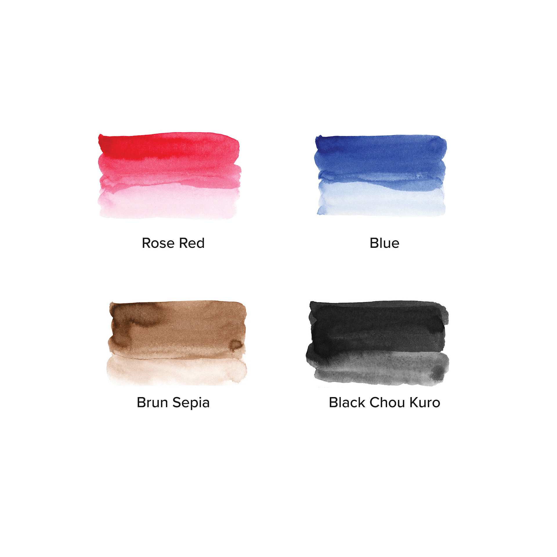 Platinum Pigment Inks, swatches