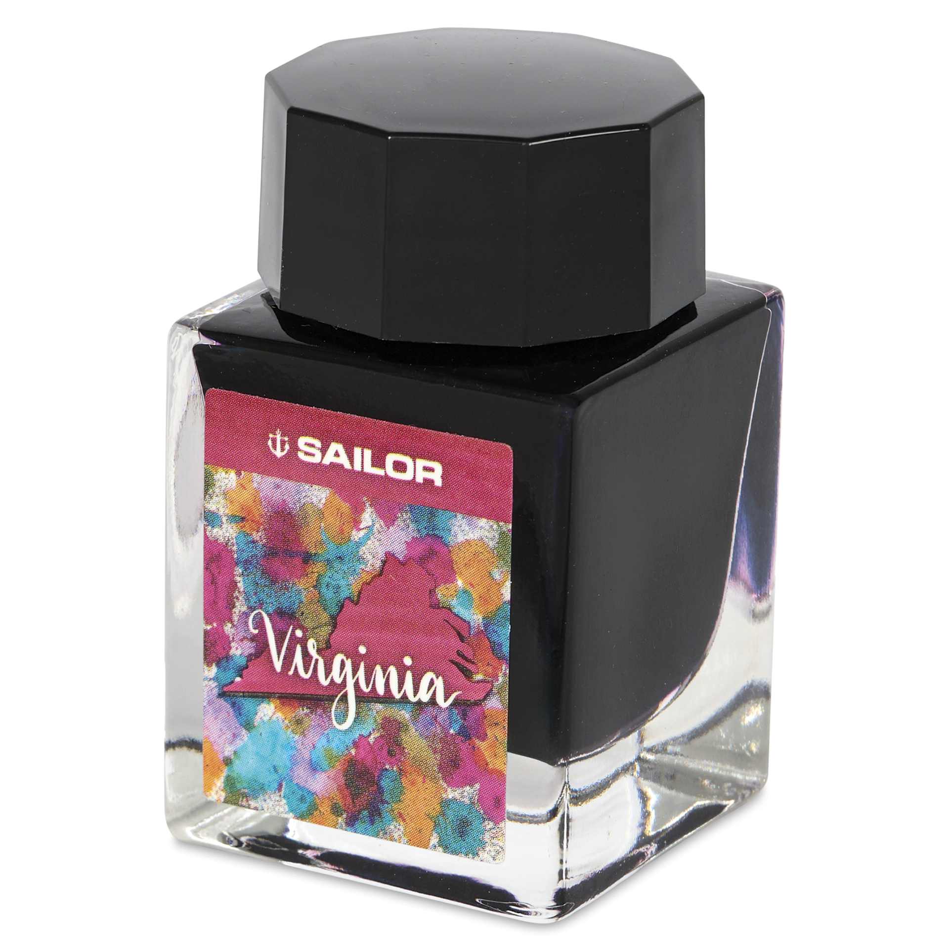 Sailor USA State Ink - Virginia, Red, 20 ml