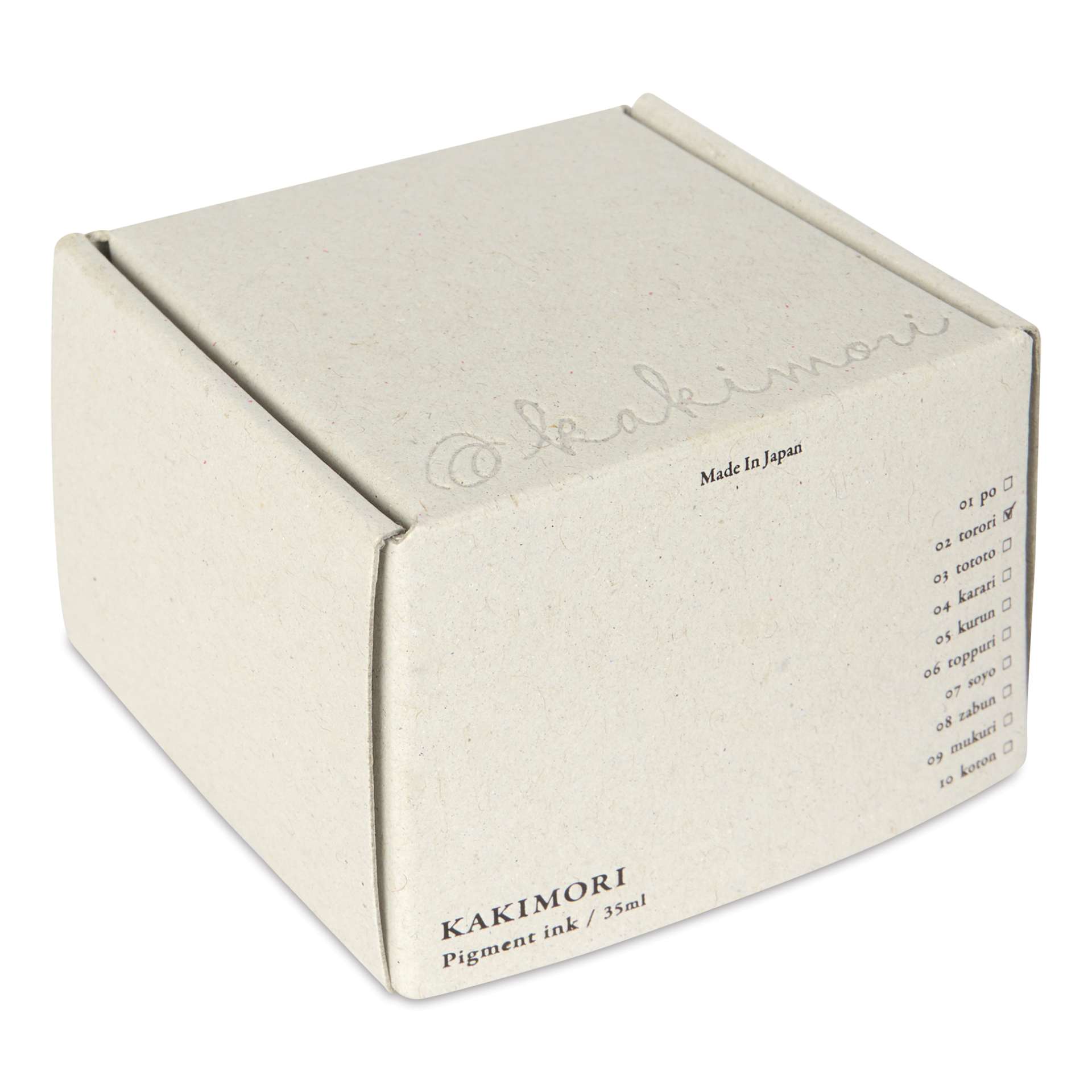 Kakimori Pigment Ink - 02 Torori, packaging