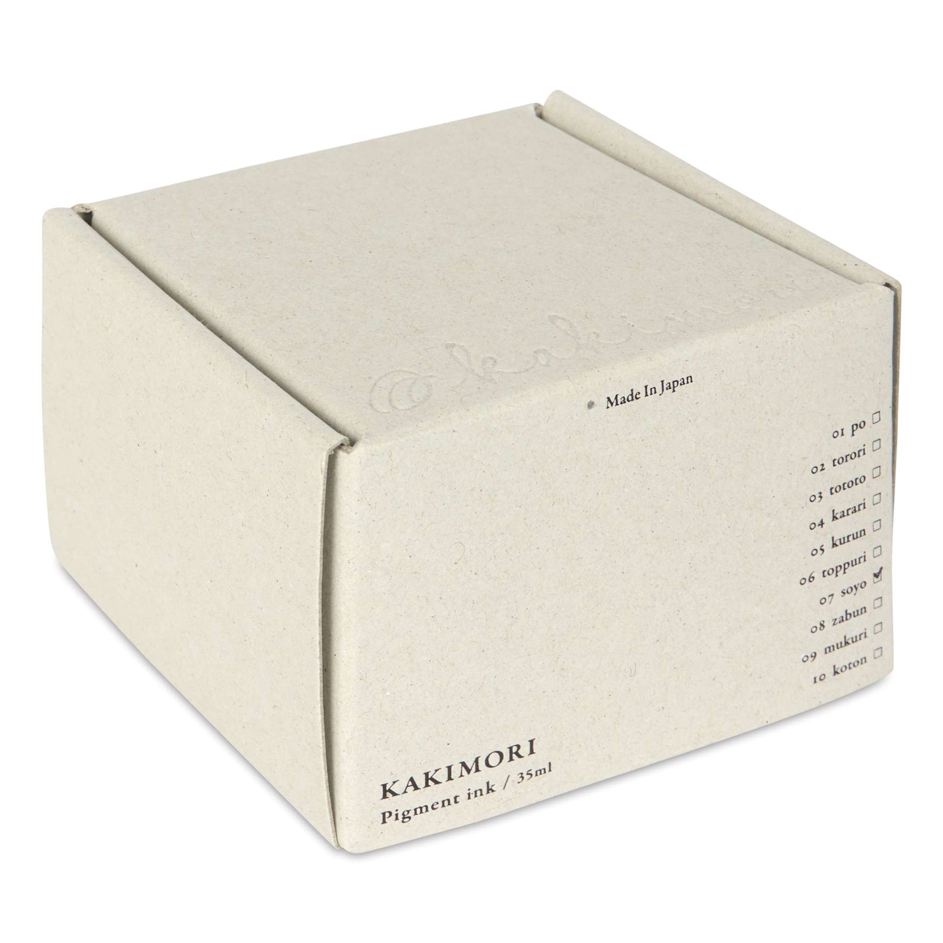 Kakimori Pigment Ink - 07 Soyo, packaging