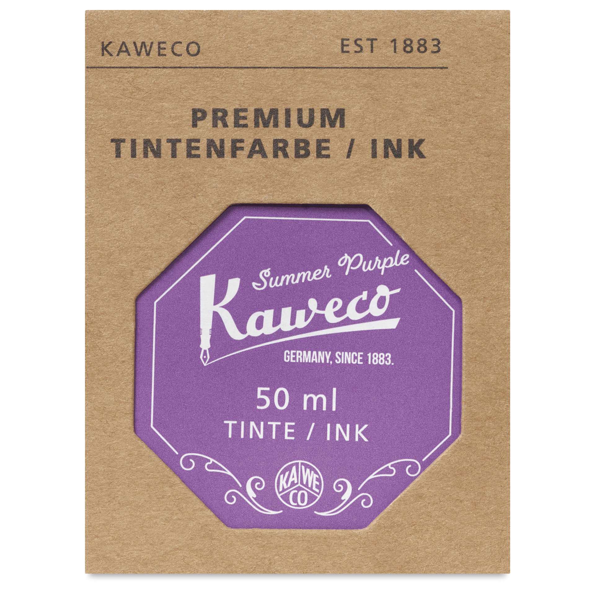 Kaweco Fountain Pen Ink - Summer Purple, 50 ml, front of the packaging