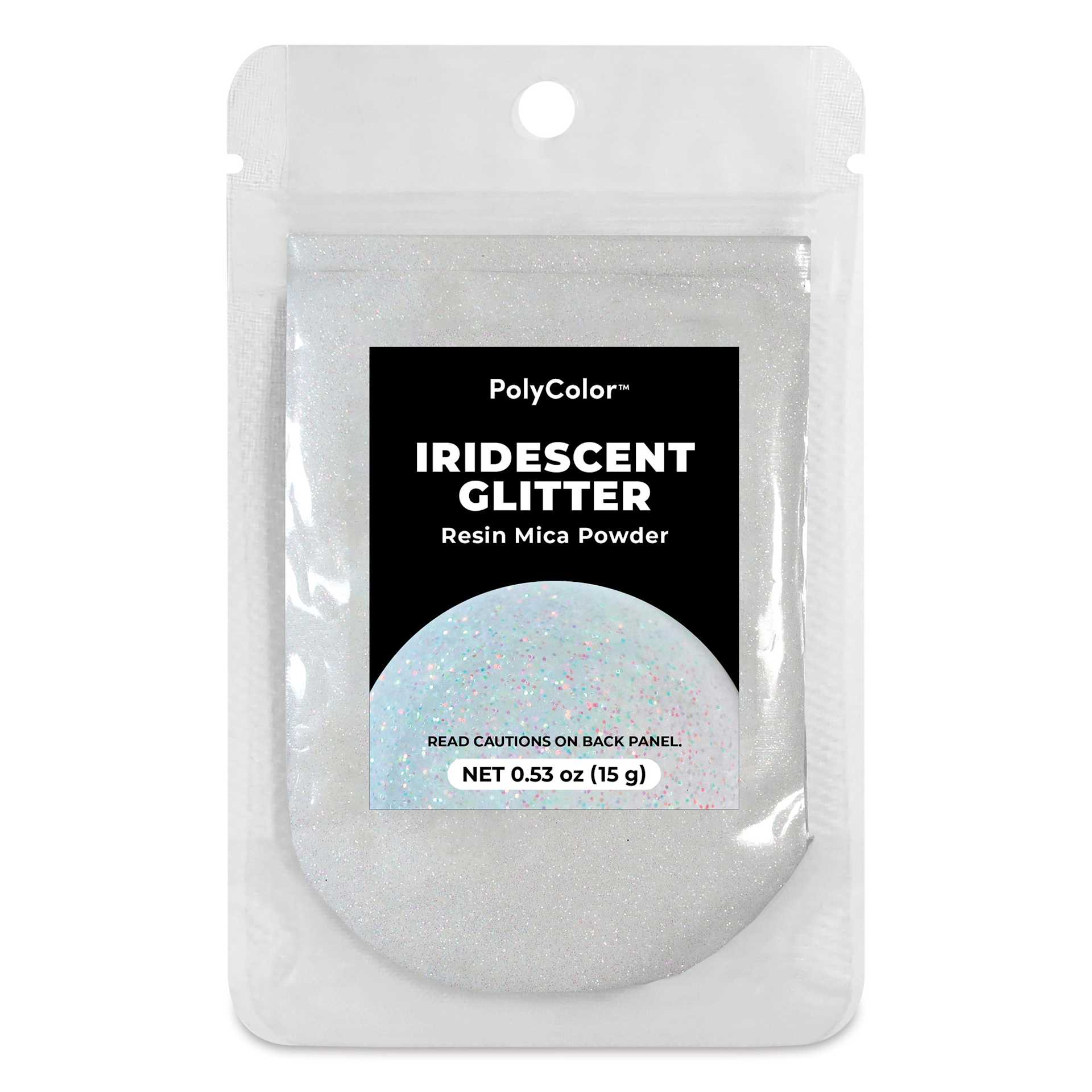 PolyColor Resin Glitter - Iridescent, 15 g