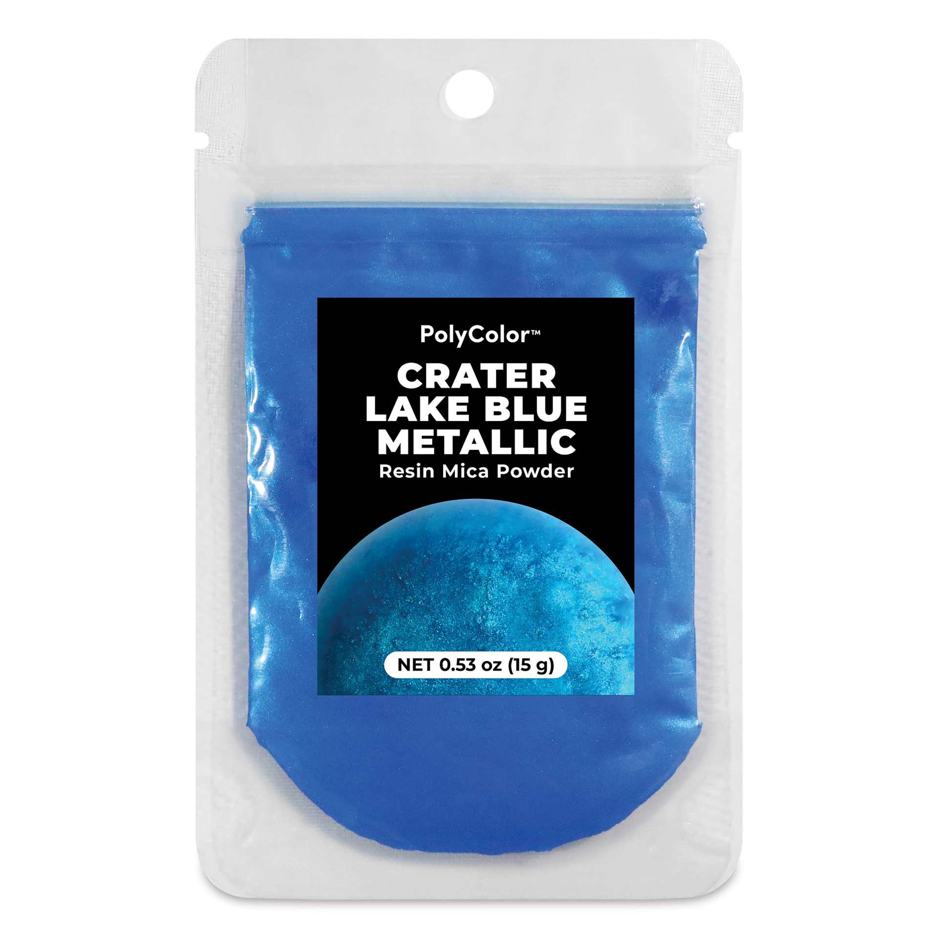 PolyColor Resin Pigment Powder - Crater Lake Blue, 15 g
