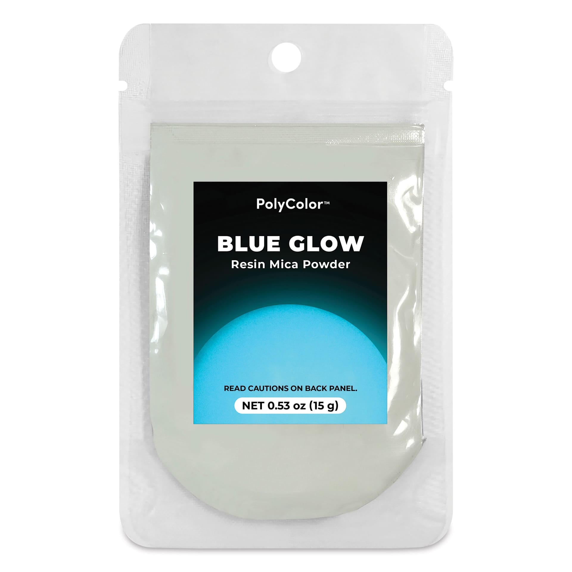 PolyColor Resin Pigment Powder - Blue Glow, 15 g PolyColor Resin Pigment Powder - Blue Glow, 15 g
