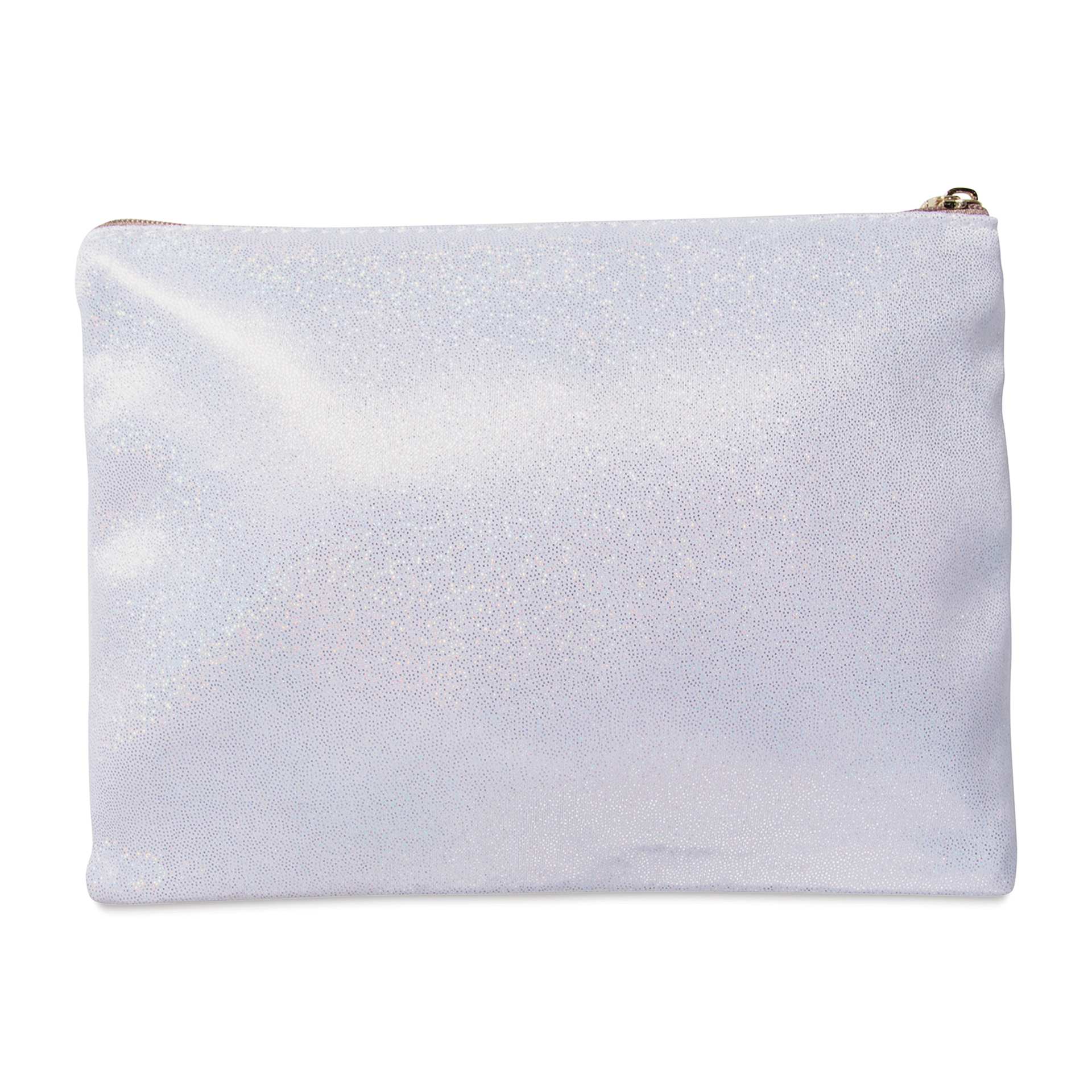 Craft Express Sublimation Printing Makeup Case - Shimmering Glitter, Pkg of 4 (blank case)