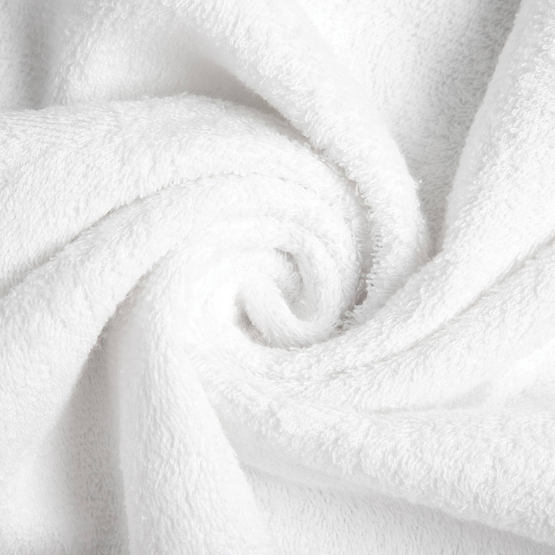 Craft Express Sublimation Printing Square Hand Towel - 12" x 12", White, Pkg of 4 (fabric close-up)