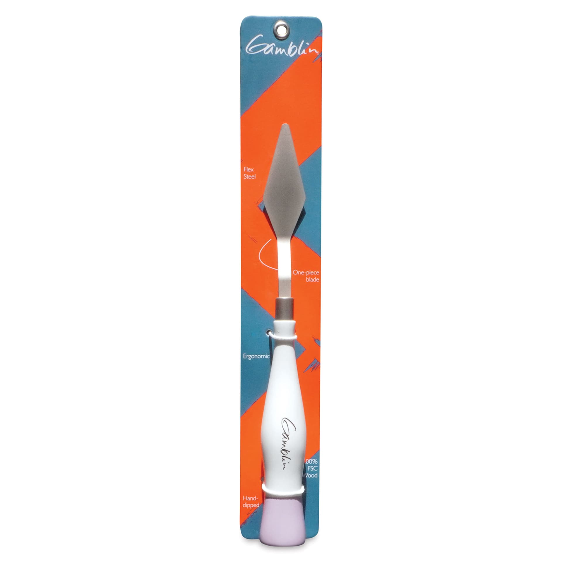 Gamblin Palette Knife - The Raymond, Purple (in packaging)