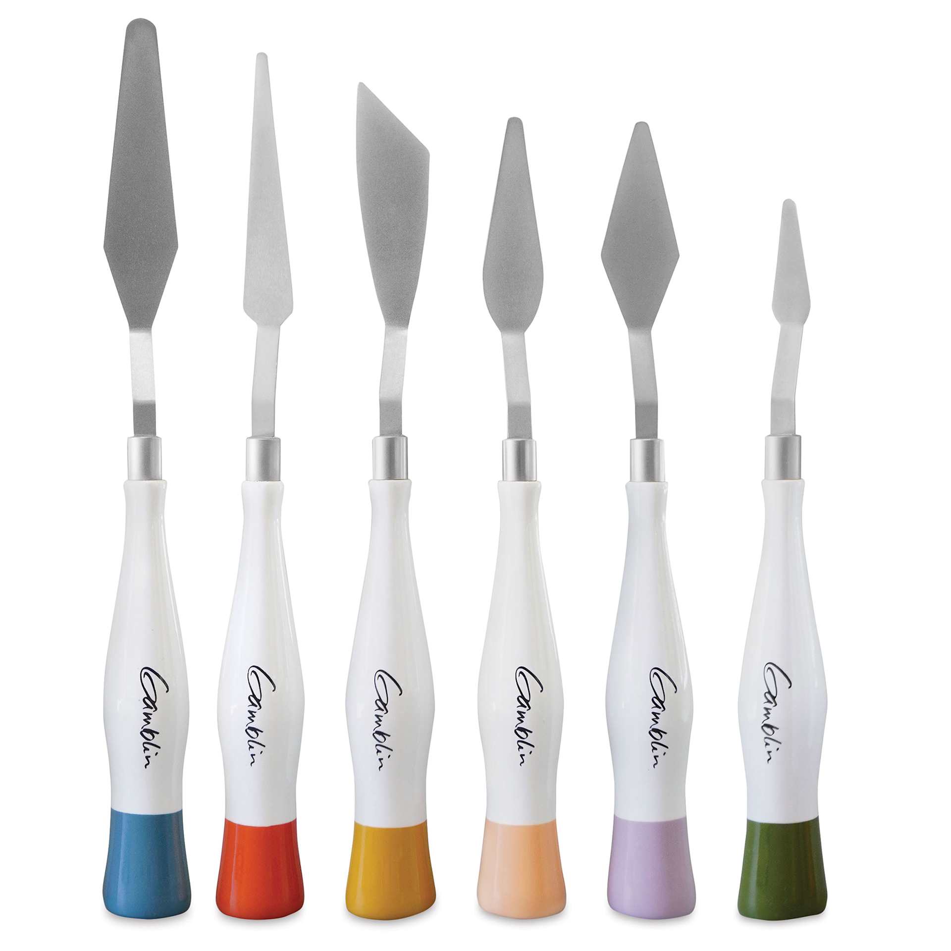 Gamblin Palette Knives (available knives lined up, sold separately) Gamblin Palette Knives (available knives lined up, sold separately)