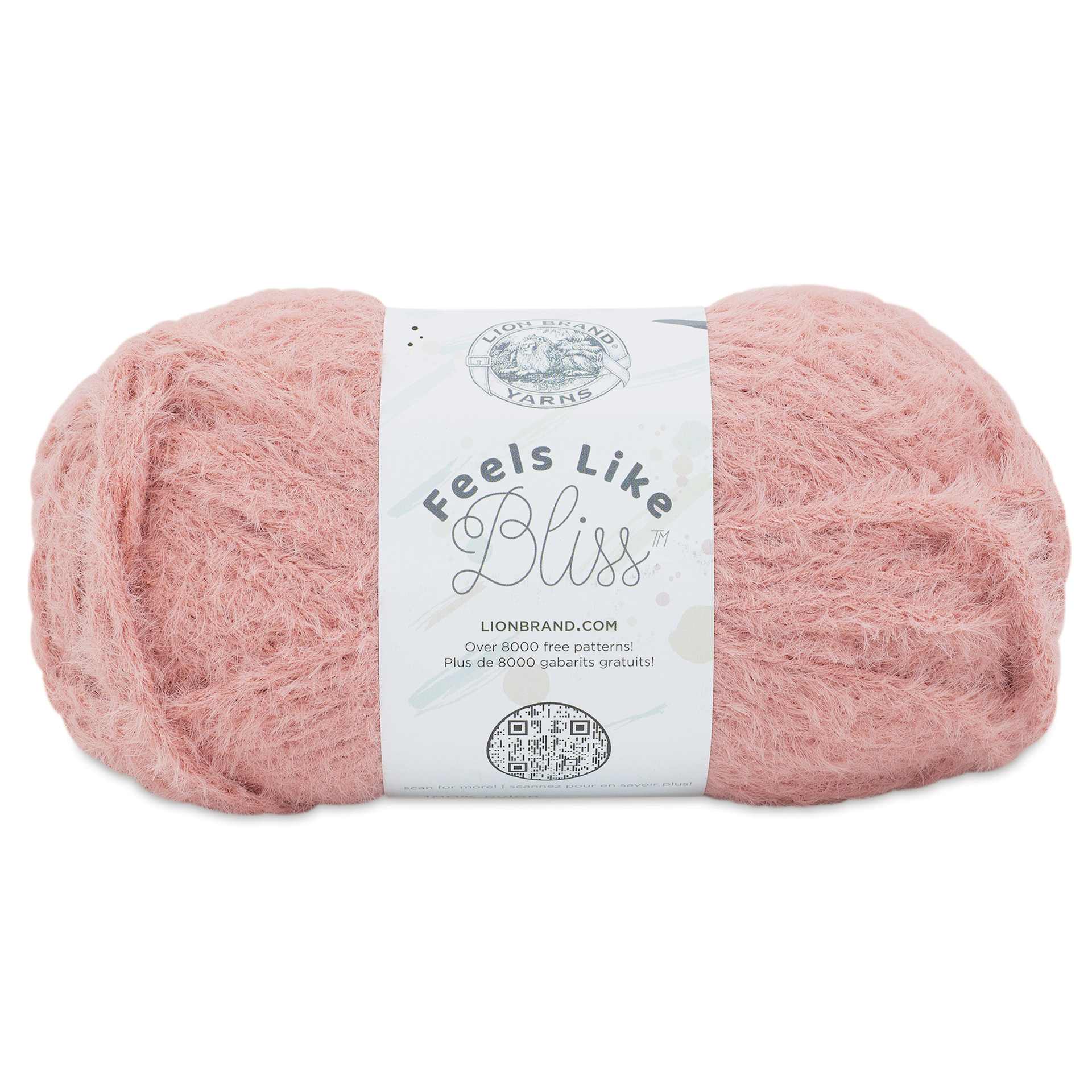 Lion Brand Feels Like Bliss Yarn - Dusty Rose