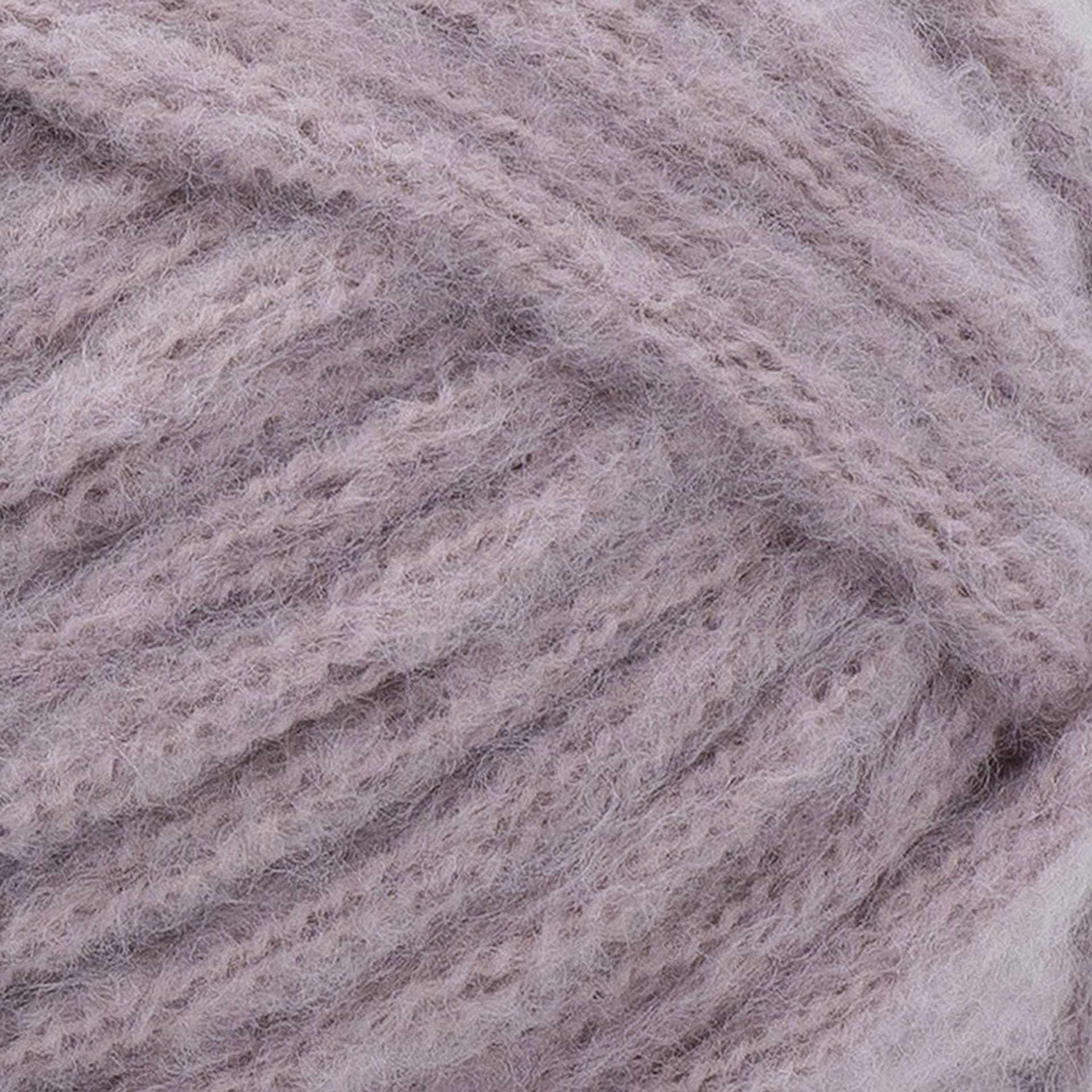 Lion Brand Feels Like Butta Thick & Quick Yarn - Woodrose, close-up