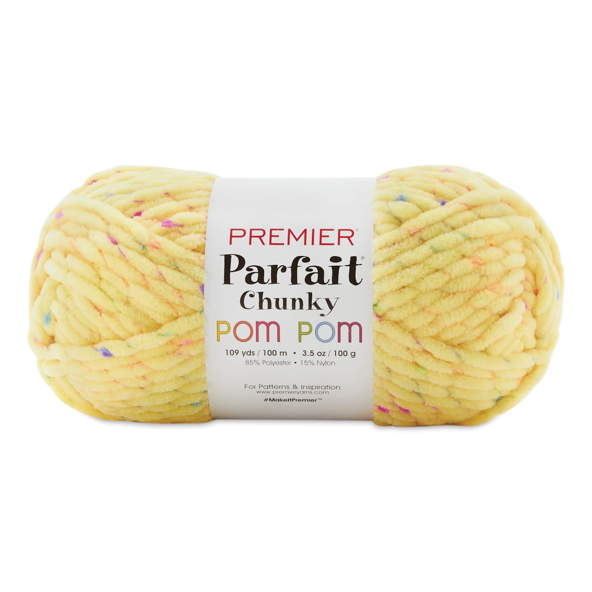 Premier Yarn Parfait Chunky Pom Pom Yarn - Incandescent, 109 yds
