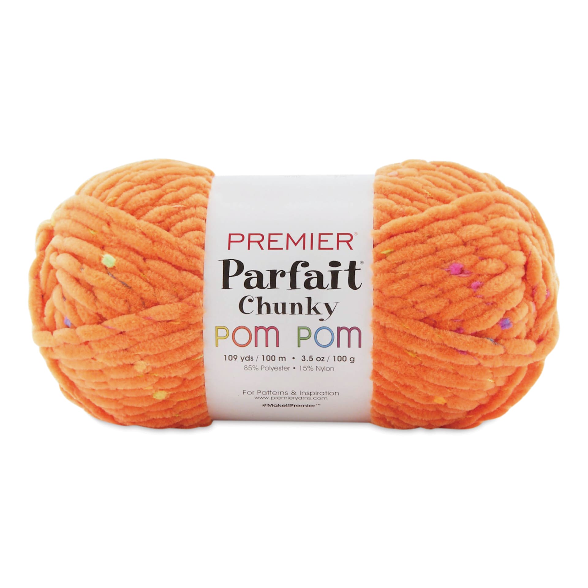 Premier Yarn Parfait Chunky Pom Pom Yarn - Citrus Burst, 109 yds