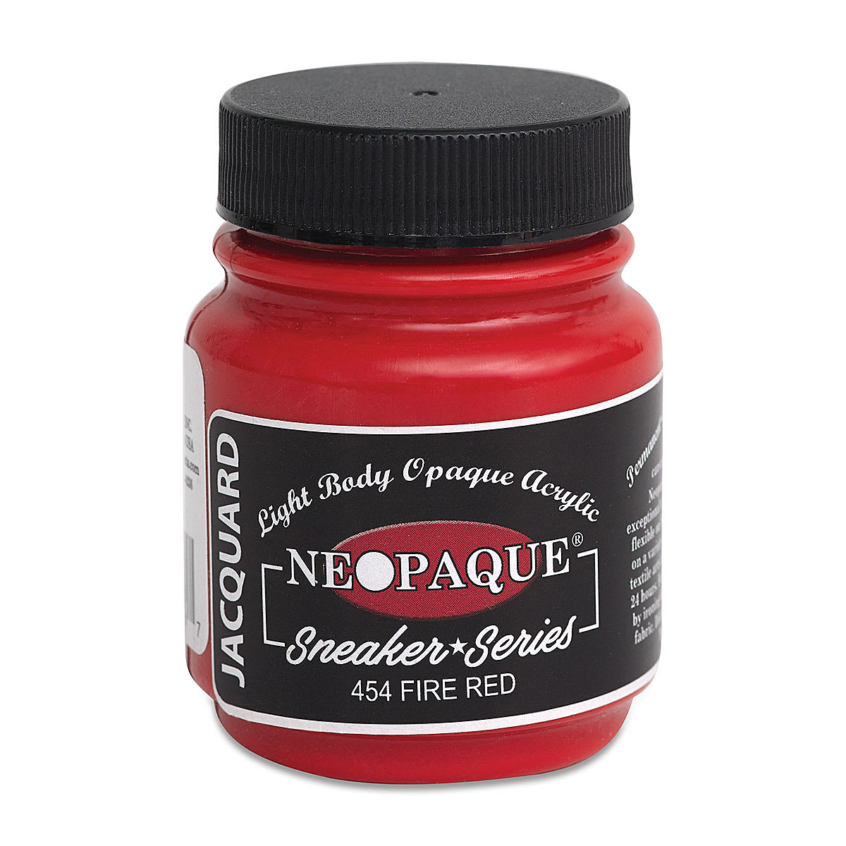 Jacquard Neopaque Acrylics - Fire Red, 2.25 oz jar