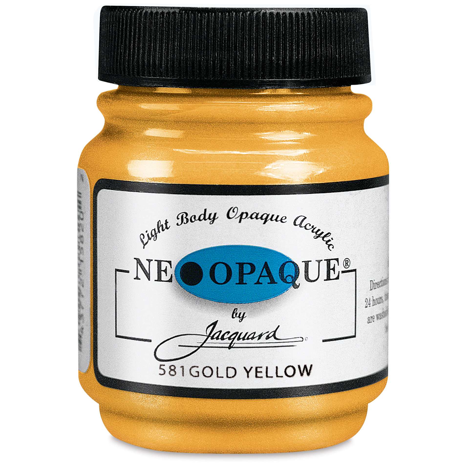 Jacquard Neopaque Acrylics - Gold Yellow, 2.25 oz jar