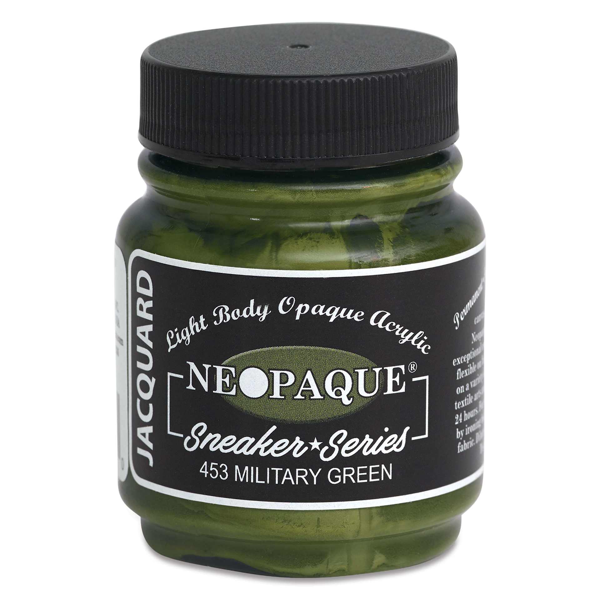 Jacquard Neopaque Acrylics - Military Green, 2.25 oz jar