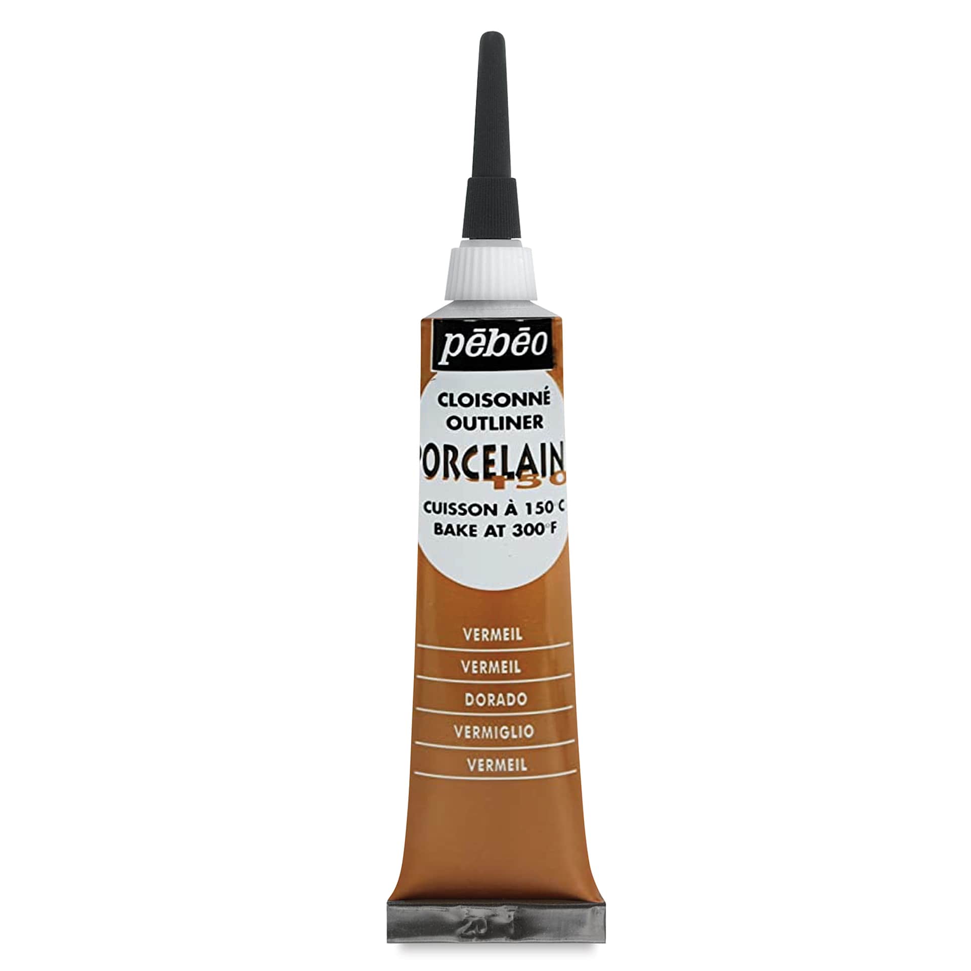 Pebeo Porcelaine 150 Outliner - Vermeil, Outliner, 20 ml tube