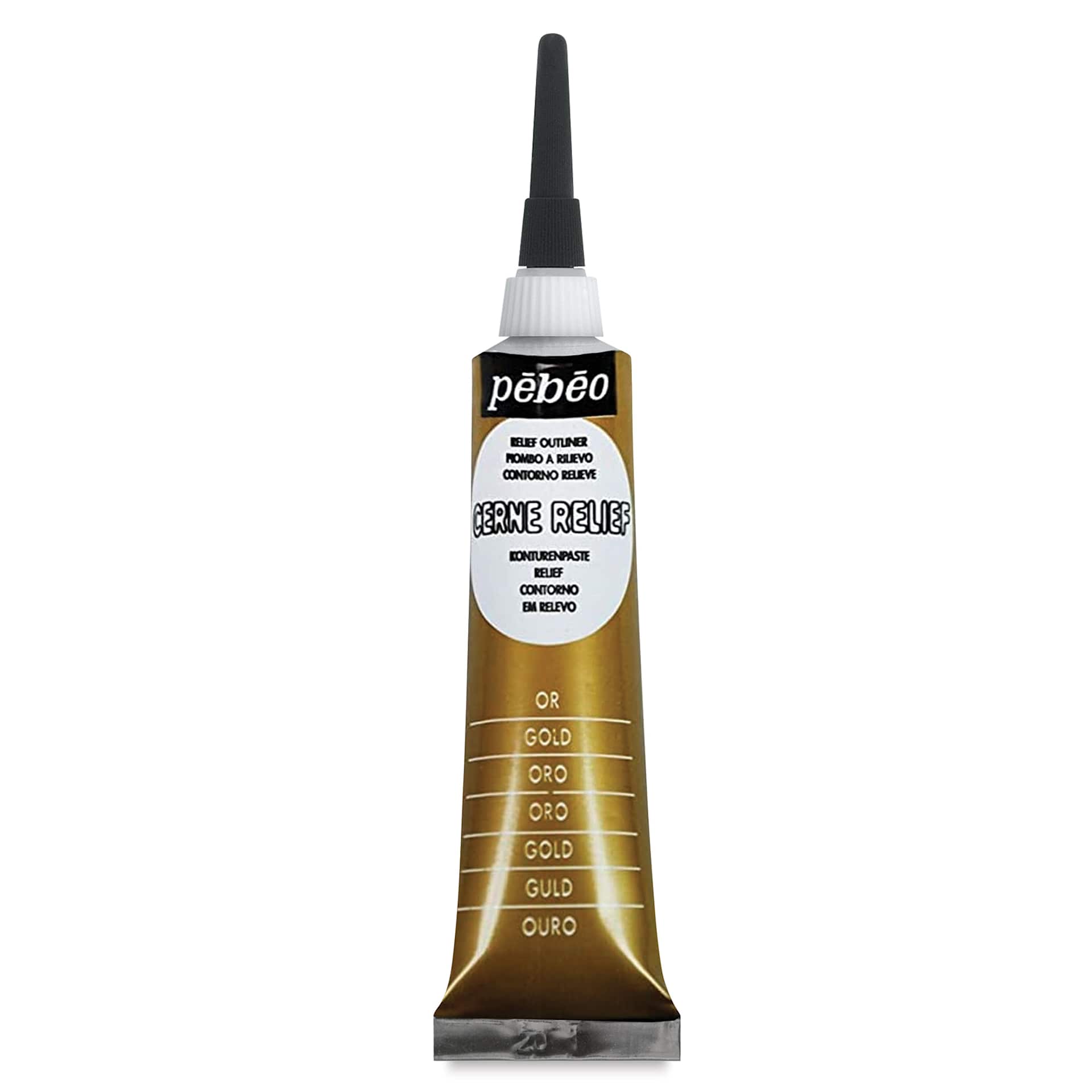 Pebeo Porcelaine 150 Outliner - Gold, 20 ml tube