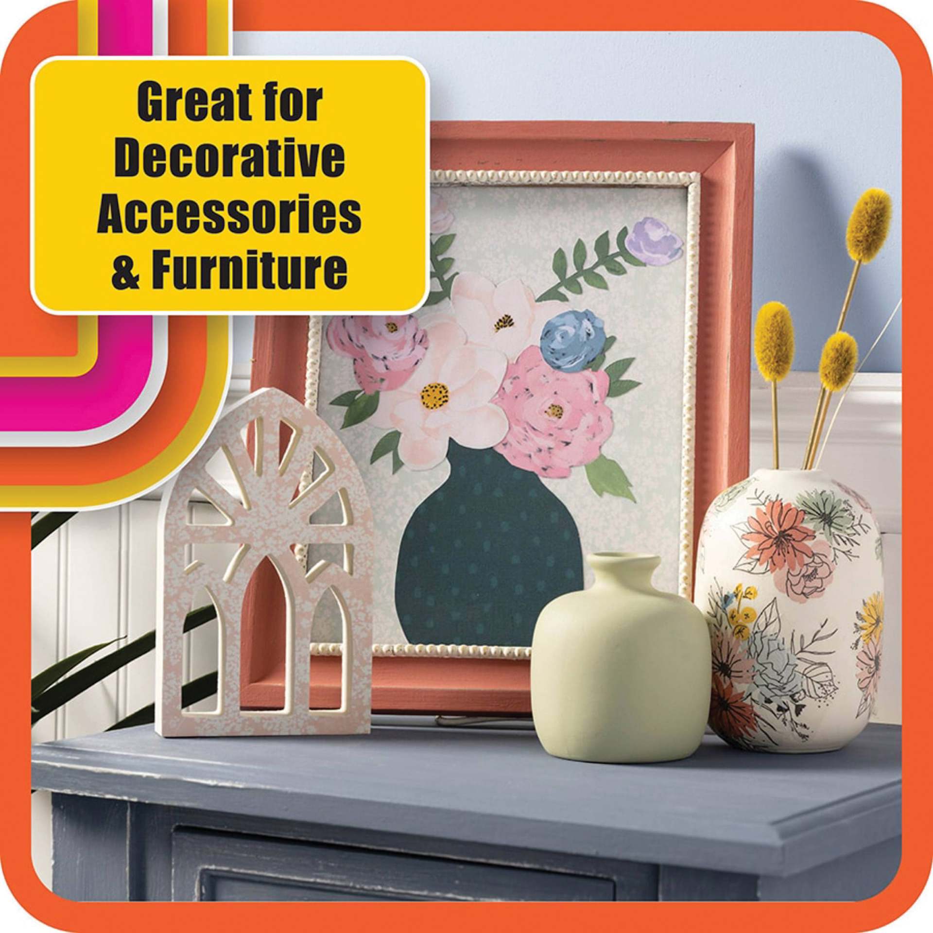 Plaid Mod Podge Puzzle Saver - 8 oz, Super Matte, example of surfaces to finish with Puzzle Saver Mod Podge