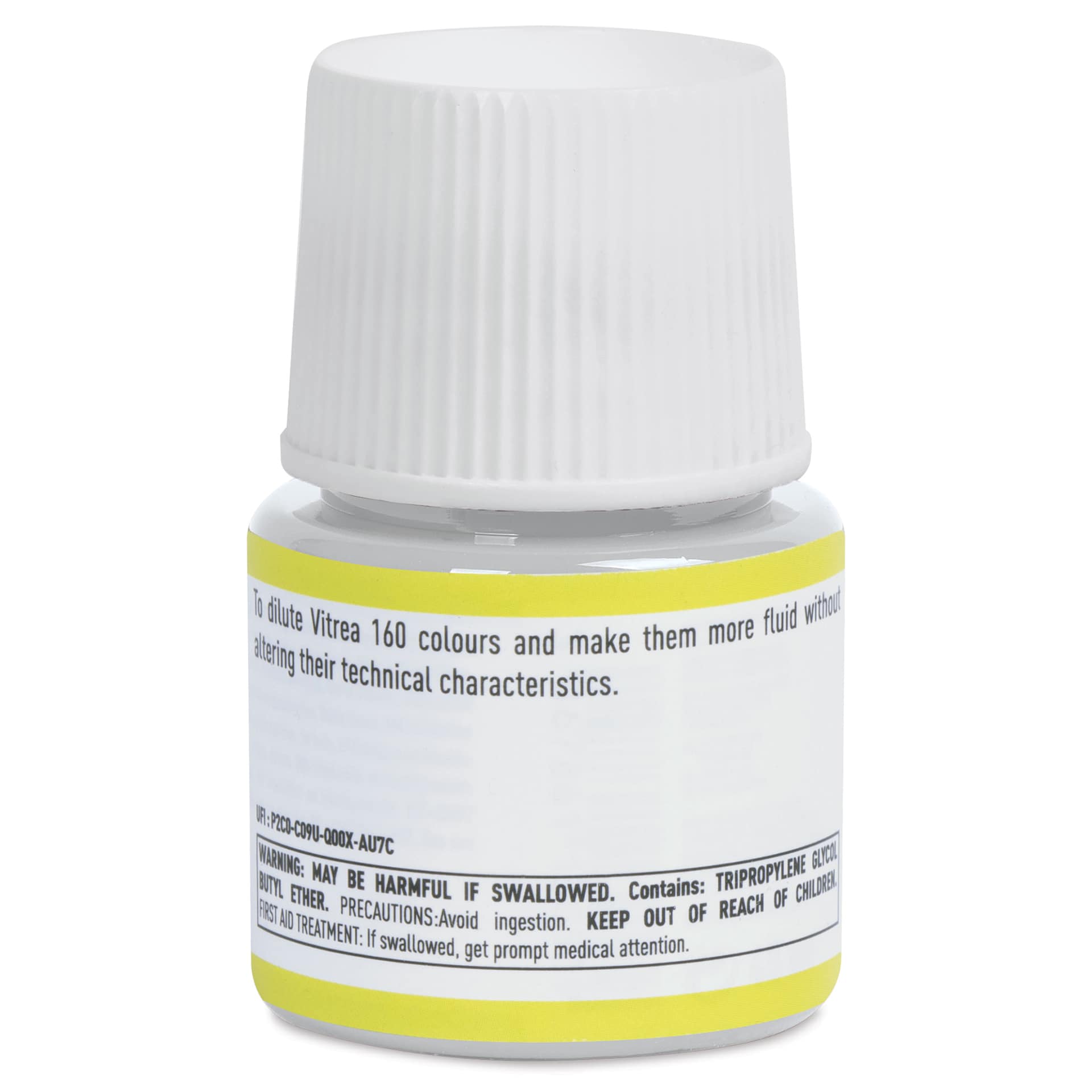Pebeo Vitrea 160 Glass Paint Thinner - 45 ml bottle (side)