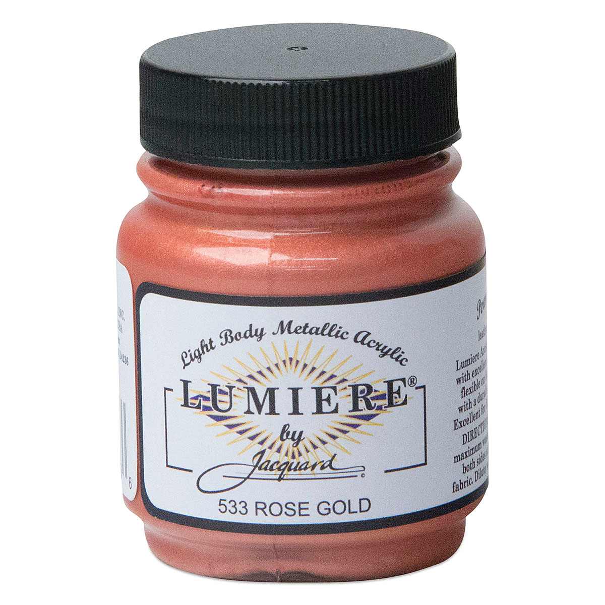 Jacquard Lumiere Acrylic - Rose Gold, 2.25 oz Jar