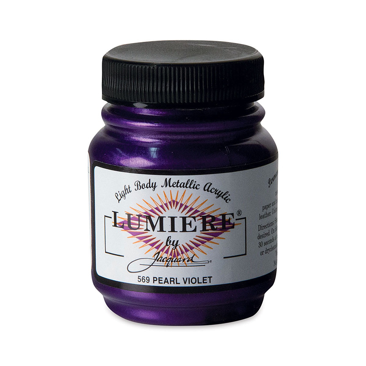 Jacquard Lumiere Acrylic - Pearlescent Violet, 2.25 oz Jar