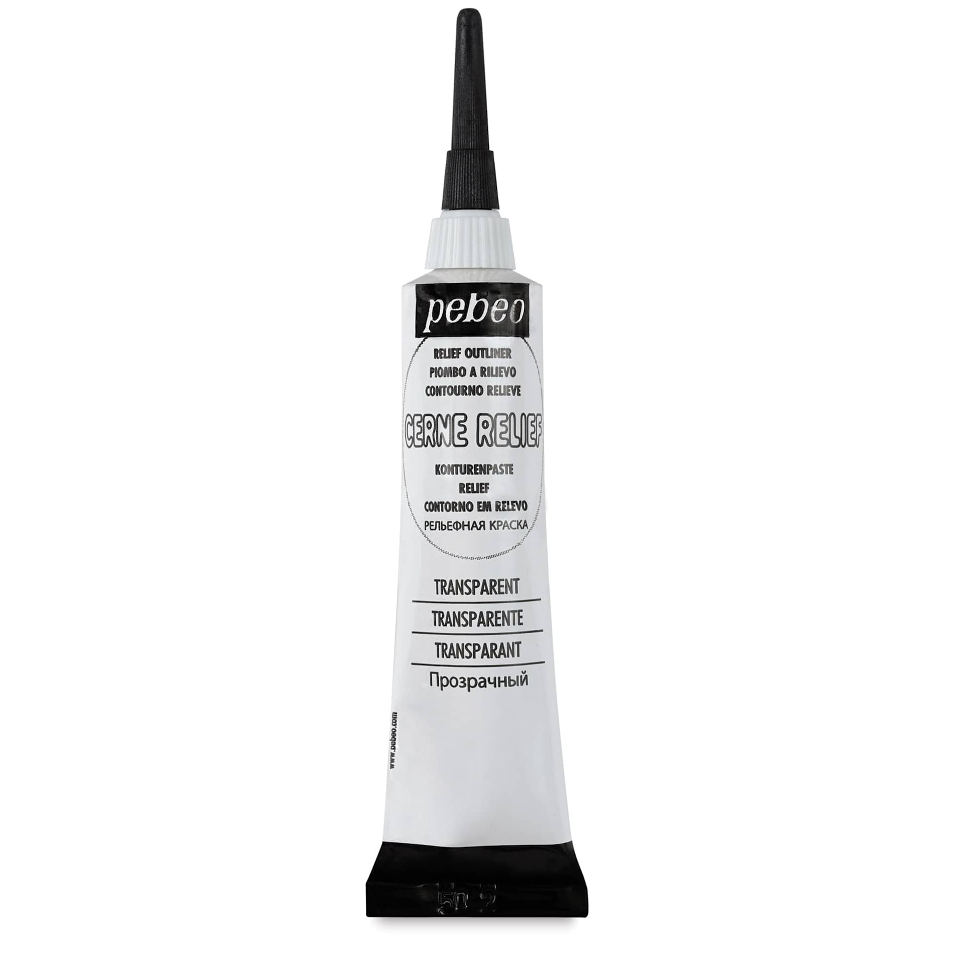 Pebeo Vitrail Paint Outliner - Transparent Outliner, 20 ml tube