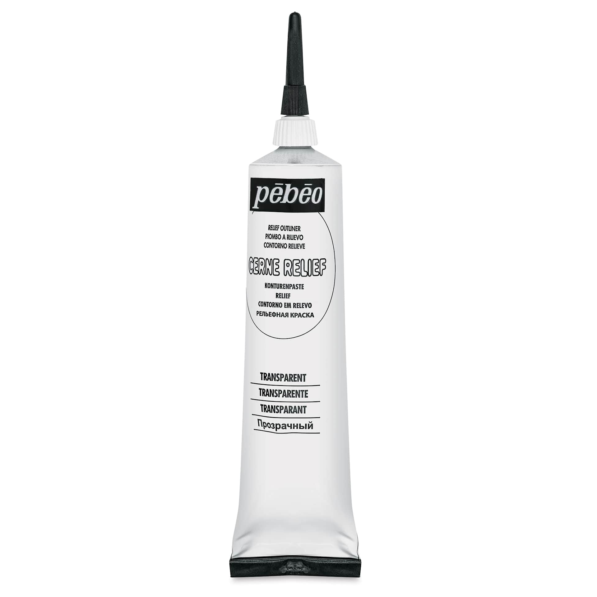 Pebeo Vitrail Paint Outliner - Transparent Outliner, 37 ml tube