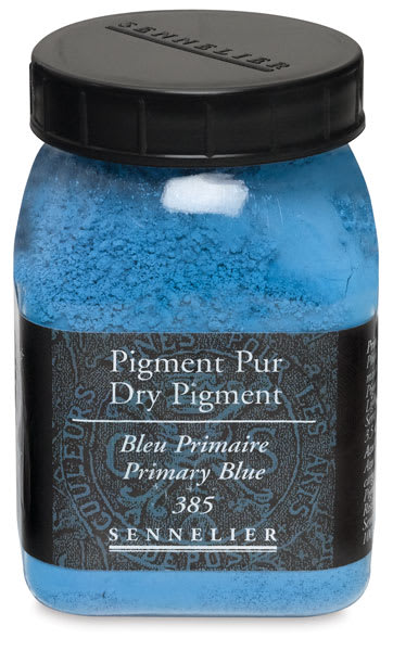 Sennelier Dry Pigments - Front of Primary Blue Jar
Sennelier Dry Pigments - Front of Primary Blue Jar